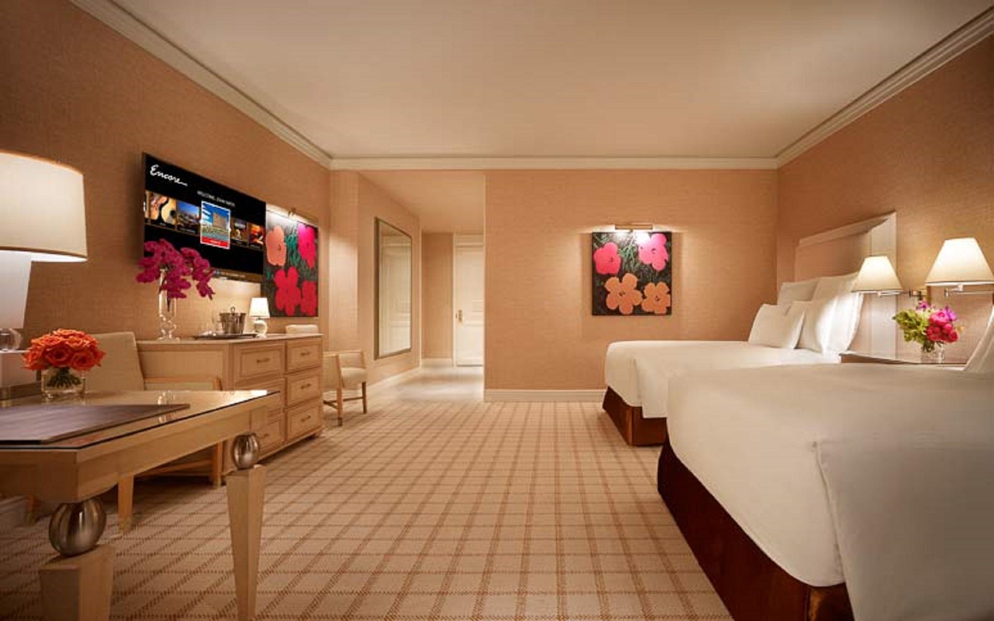 Encore Boston Harbor Everett Bagian luar foto A guest room at Encore