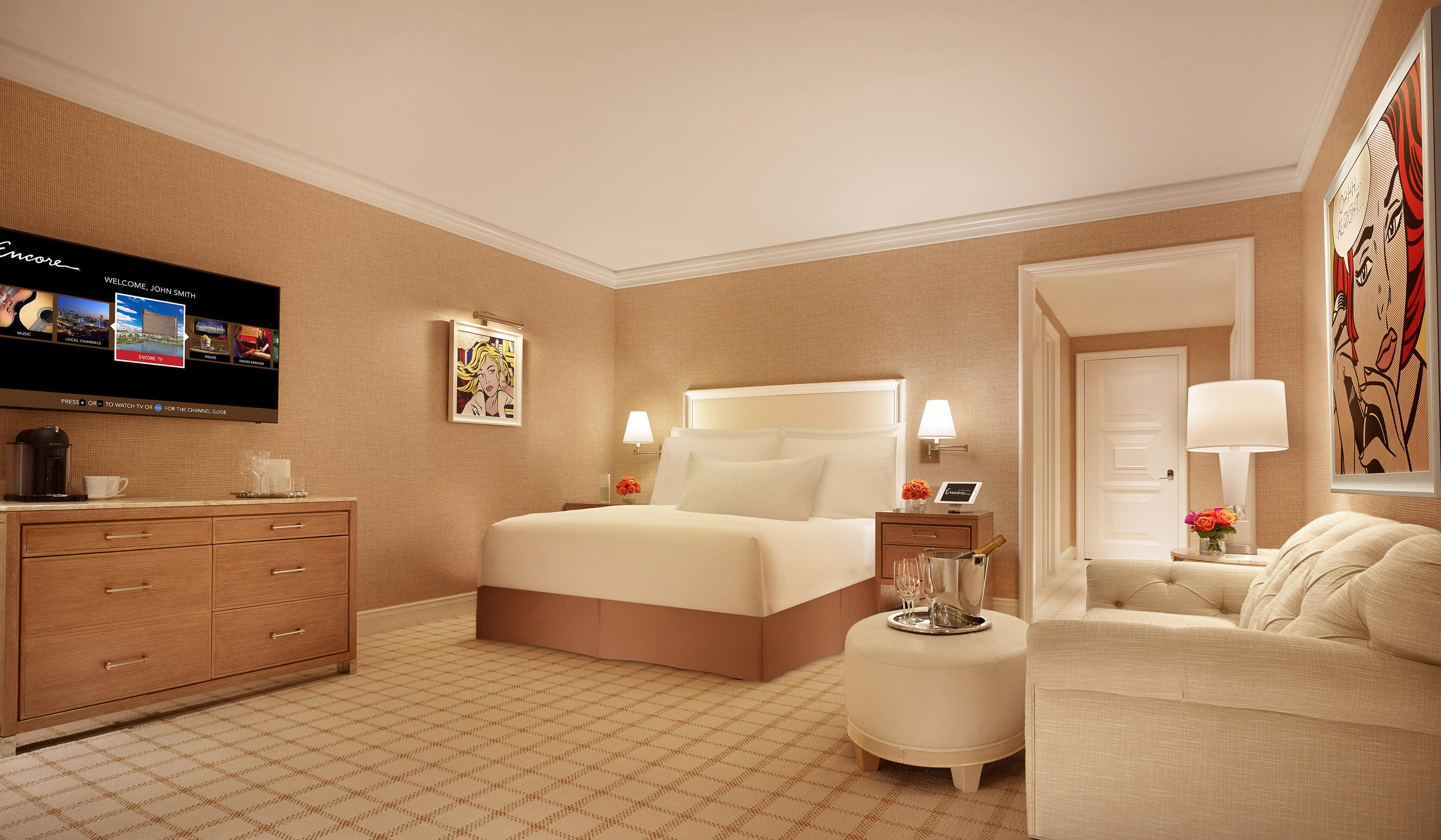 Encore Boston Harbor Everett Bagian luar foto A guest room at The St. Regis