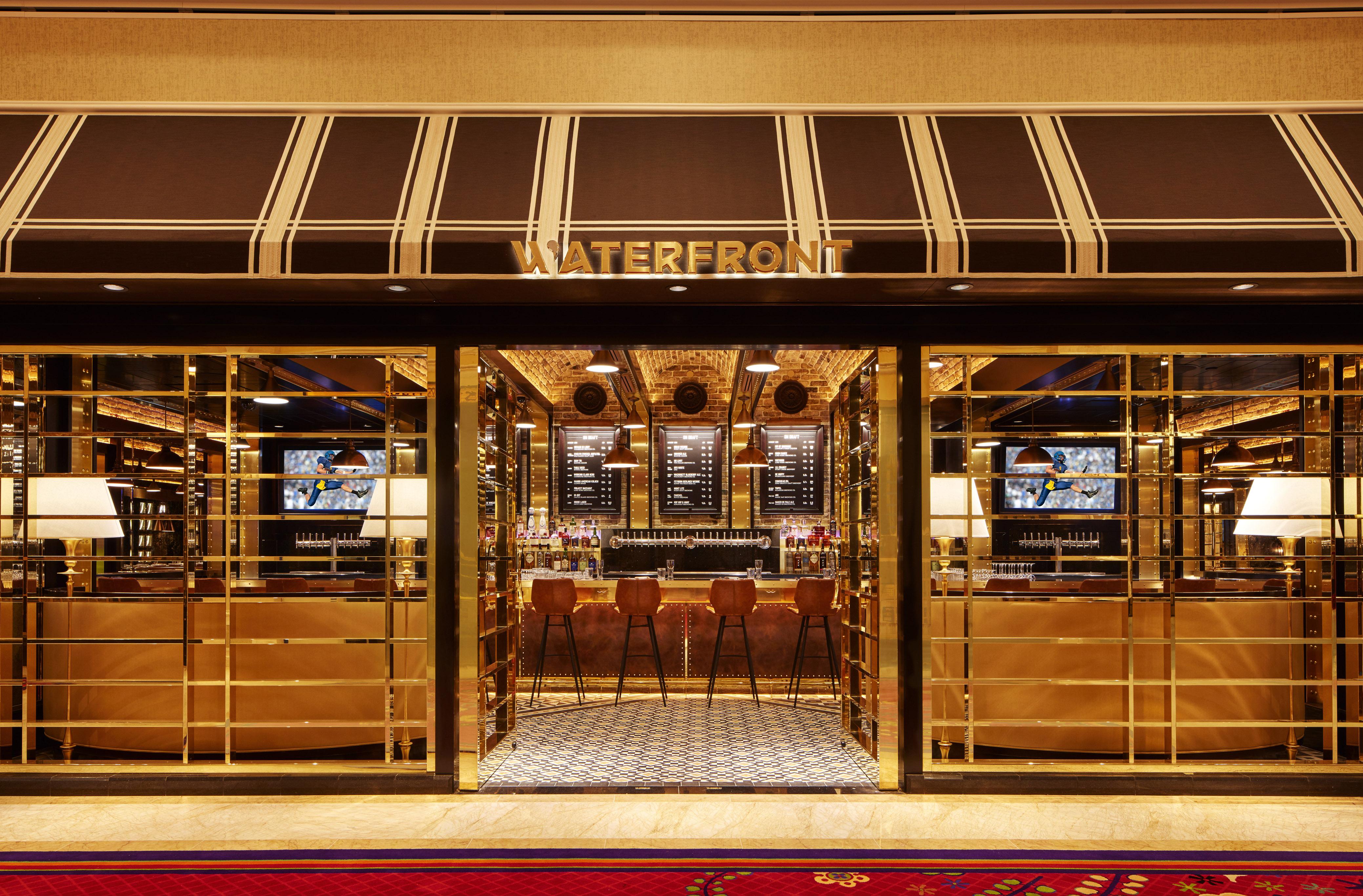 Encore Boston Harbor Everett Bagian luar foto Waterfront Bar